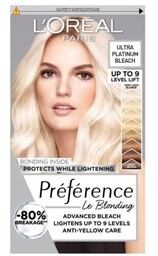LOREAL Preference Farba do włosów Ultra Platinum Bleach