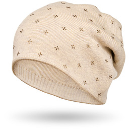 Czapka zimowa Peterson PTN HAT-04 beżowa