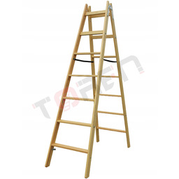 Drabina drewniana malarska Siedlewski (2x7) zaimpregnowana Profesjonalna