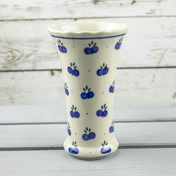 Ręcznie malowany wazon ceramiczny Bolesławiec