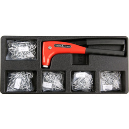 Yato WKŁAD DO SZUFLADY NITOWNICA Z ZESTAWEM NITÓW