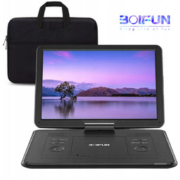 17.5'' LCD Przenośny Samochodowy Odtwarzacz DVD Fioletowy 5000mAh