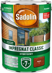 Impregnat CLASSIC HYBRYDOWY Mahoń 4,5 l Sadolin