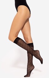 Podkolanówki Trendy Line 10 Nero