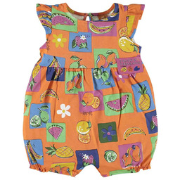 Dziewczęcy rampers pomarańczowy Up Baby