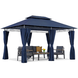 Granatowy pawilon ogrodowy Ibiza 3x4m Garden Point