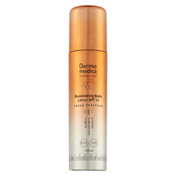 DERMOMEDICA Illuminating Body Lotion SPF50 rozświetlający, złoty lotion