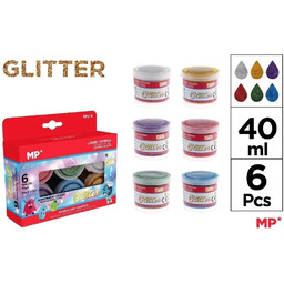Farba plakatowa tempera 40ml 6 kolorów