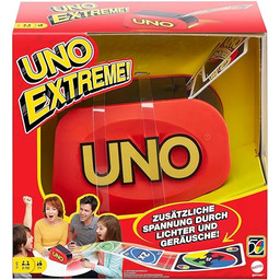 Uno Extreme Gra Karciana, Wielokolorowy, Od 7 lat