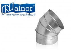 Kolano wentylacyjne segmentowe krótkie SPIRO 45 250mm (BSK-250-45)