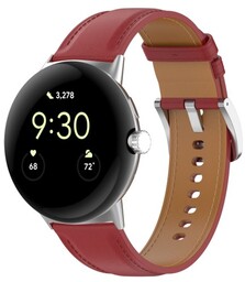 Bizon Skórzany pasek Strap Watch Casual 41 mm