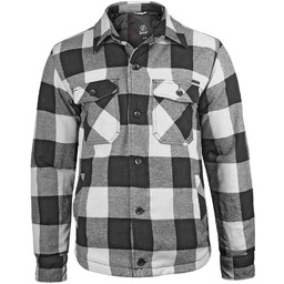 kurtka/koszula LUMBERJACKET white/black-XXL