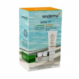 SESDERMA Zestaw REPASKIN DRY Fotoprotector SPF50, 50ml +