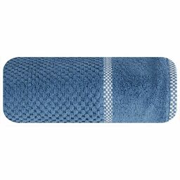 Eurofirany Ręcznik Caleb 50x90 niebieski 540g/m2