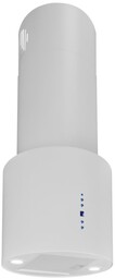 Okap Toflesz Cylinder Island Biały Mat 850 m3/h