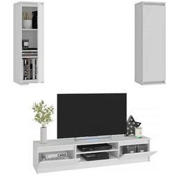 Elior Biała meblościanka do salonu D6-S32