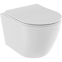 Besco Aspen White miska WC wisząca + deska