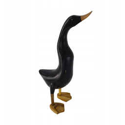 Figurka dekoracyjna kaczka z drewna teakowego 48 cm