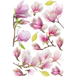 Dekoracja samoprzylepna Magnolia Flowers, 42,5 x 65 cm