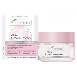 Bielenda Cera Naczynkowa Krem wzmacniająco-regenerujący na noc 50ml