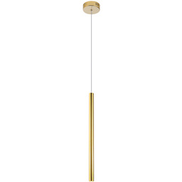 ORGANIC I lampa wisząca złota metal akryl nowoczesny