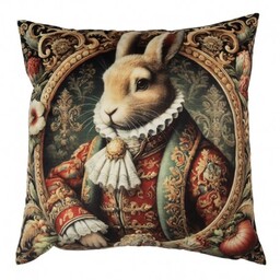 Poszewka Ozdobna Vintage z Zającem Clayre & Eef
