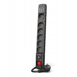 Listwa przeciwprzepięciowa Acar W2438 Usb 5m 6 gniazd