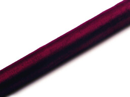 Organza gładka bordowa - 36 cm x 9