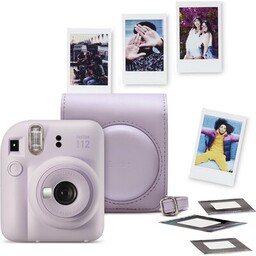 FUJIFILM Aparat Instax Mini 12 Fioletowy + Pokrowiec