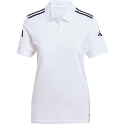 adidas Kobiety SQUADRA25 COTTON POLO, white/black, M
