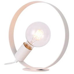Lumes Biała lampa stołowa w stylu skandynawskim -
