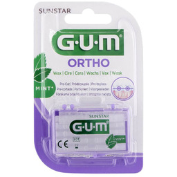 GUM Ortho Wosk ortodontyczny kalibrowany, miętowy