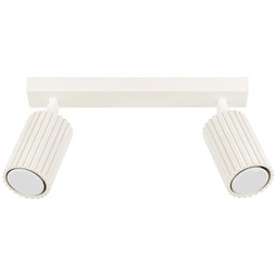 Lumes Stylowy beżowy plafon karbowany S5-H90