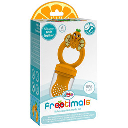 Gryzak Silikonowy Do Podawania Owoców Frootimals Orangiefly