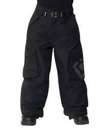 zimowe spodnie dziecięce HORSEFEATHERS GRUIS KIDS PANTS (black)