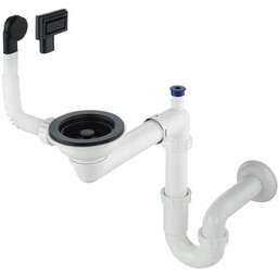 DEANTE Syfon do zlewozmywaka granitowego 1-komorowego SPACE SAVER