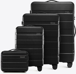 Komplet walizek z ABS - u w poziome