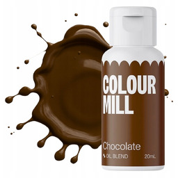 Barwnik olejowy do mas tłustych kremu czekolady brązowy