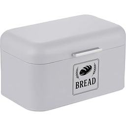 Relaxdays Chlebak, chlebak z pokrywką i uchwytem, (wys.