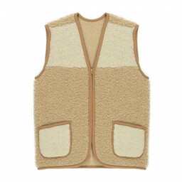 Kampol Kamizelka wełniana merynos Serena beżowa L Tombler