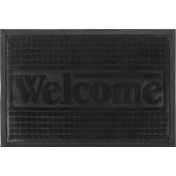 Wycieraczka gumowa Welcome" 60 x 40 cm, grafit