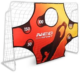 Bramka do piłki nożnej z matą celowniczą, Neo-sport,