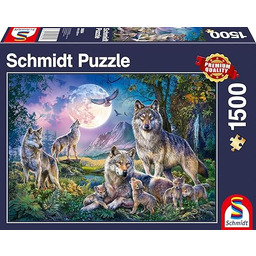 Schmidt Wolf Pack (1500pc) Jigsaw Puzzle