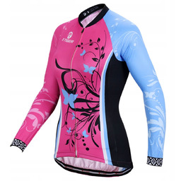 Koszulki Rowerowe Z Długim Rękawem Kolarskie Damskie Termoaktywne