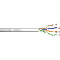 Kabel teleinformatyczny instalacyjny DIGITUS kat.5e, U/UTP, Eca, drut,