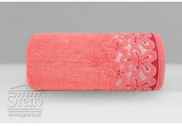 Ręcznik Bella 50x90 koralowy frotte 450 g/m2