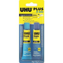 Uhu, klej epoxydowy, 2x15 ml