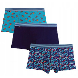 Majtki Bokserki Chłopięce Młodzieżowe Wzory Wygodne 3-PAK MORAJ