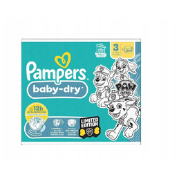 Pieluchy Pampers Baby-Dry Psi Patrol Rozmiar 3 234