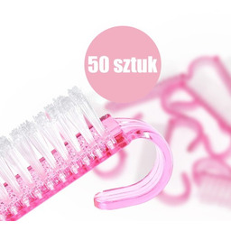 Szczoteczka do manicure i pyłu mała różowa 50